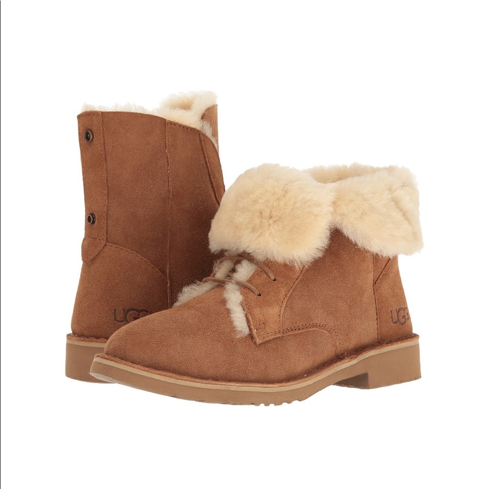 UGG Quincy combat style boot, NWOB, size 9